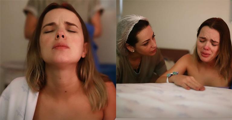Thaeme fala sobre a tentativa de ter parto normal que durou 39 horas
