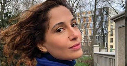 Camila Pitanga pedala até ponto turístico do Rio de Janeiro: ”Primeira vez que consigo”
