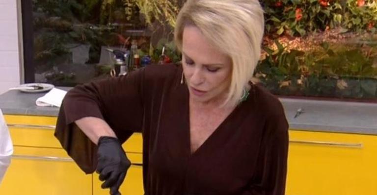 Ana Maria Braga passa vergonha após queimar receita no ‘Mais Você’
