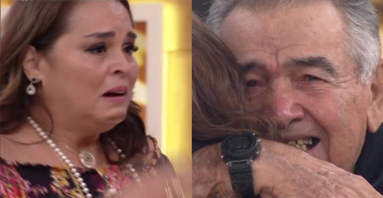 Encontro com Fátima Bernardes arma encontro emocionante de Suzy Rêgo com o pai