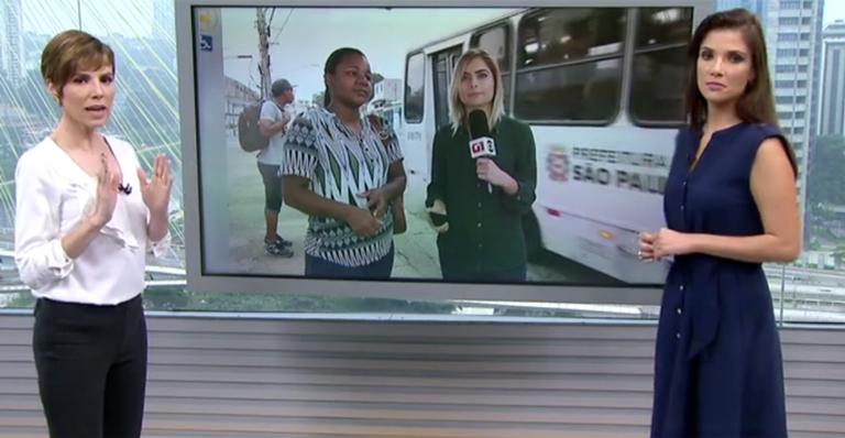 Repórter do Bom Dia SP quase sofre acidente grave ao vivo e assusta telespectadores