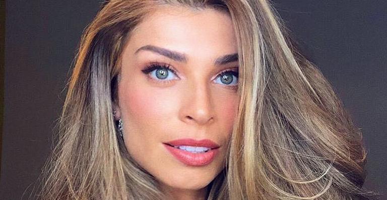 De biquíni, Grazi Massafera surge tomando banho de cachoeira e fãs elogiam: ”Maravilhosa”