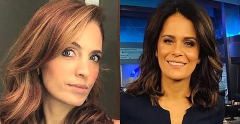 Rivais na TV, Poliana Abritta e Adriana Araújo aparecem em momento de cumplicidade