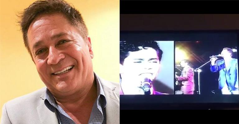 Leonardo comemora homenagem na novela Verão 90