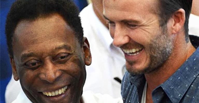 David Beckham faz aniversário e ganha homenagem de Pelé