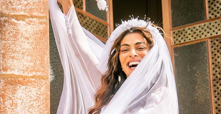 Juliana Paes e Marcos Palmeira surgem em gravação de ‘A Dona do Pedaço’