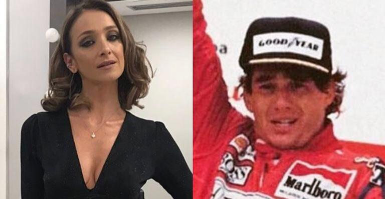 Sabrina Parlatore mostra recordação de Ayrton Senna: ‘‘Meu amuleto’’