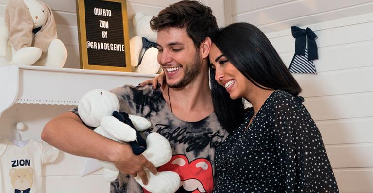 Nasce o primeiro filho da blogueira Jade Seba com o ator Bruno Guedes