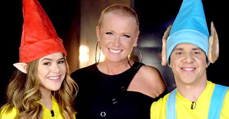 Maisa se emociona ao receber Xuxa no SBT: ‘Chocada’