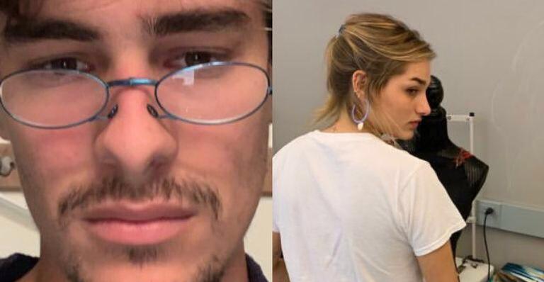 Bruno Montaleone acompanha Sasha Meneghel na faculdade: ‘‘Sou o assistente’’