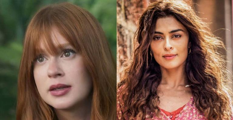 Marina Ruy Barbosa manda recado para Juliana Paes que responde