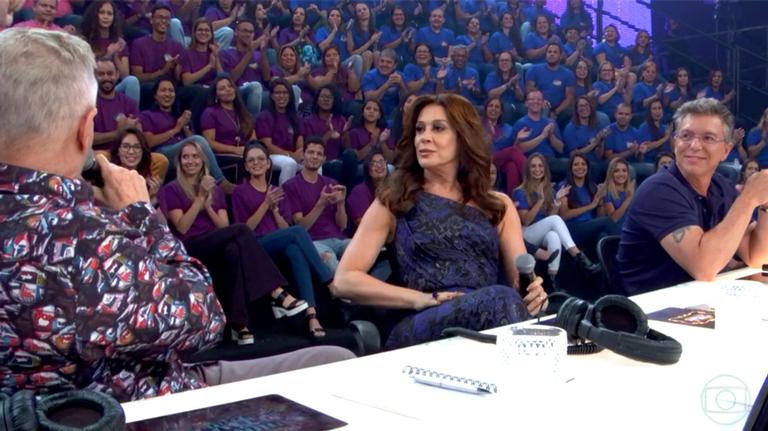 Jurados do ‘Show dos Famosos’ trocam ‘alfinetadas’ e divertem Faustão