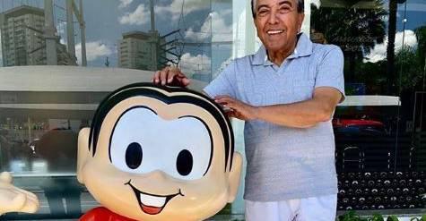 Mauricio de Sousa compartilha clique do namorado do filho: “Meu genro”