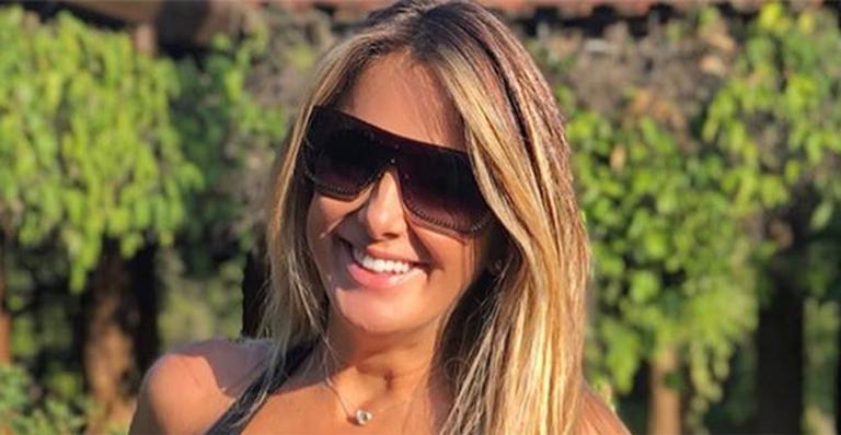Ticiane Pinheiro chega ao oitavo mês de gestação e fãs se surpreendem a barriga: ”Parece gêmeos”
