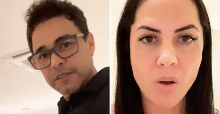 Zezé Di Camargo invade redes sociais da noiva, Graciele: ”Fico sem graça”