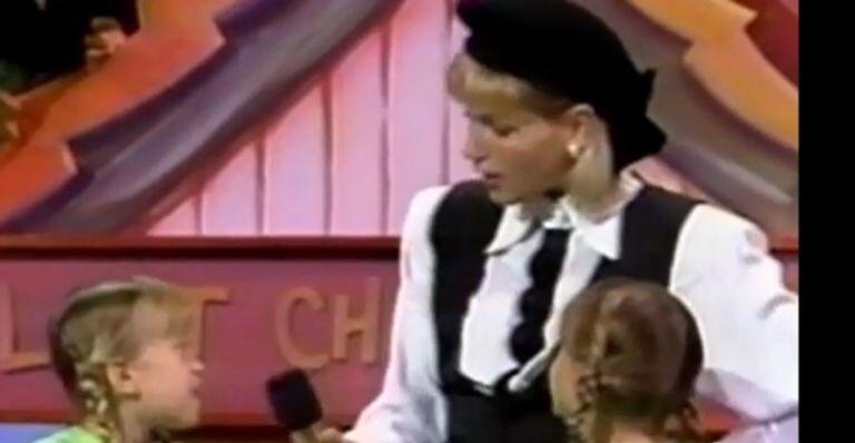 Em vídeo de 1993, Xuxa entrevista gêmeas Olsen em programa americano