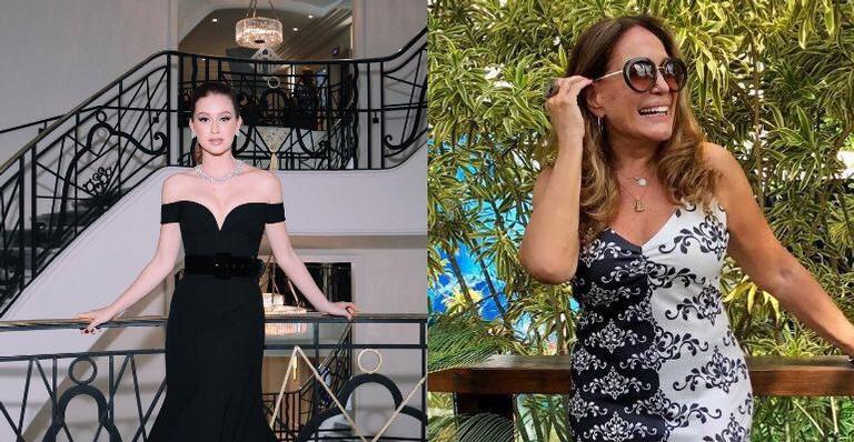 Marina Ruy Barbosa posa em vestido de gala e é elogiada por Susana Vieira: ‘‘Bonequinha’’