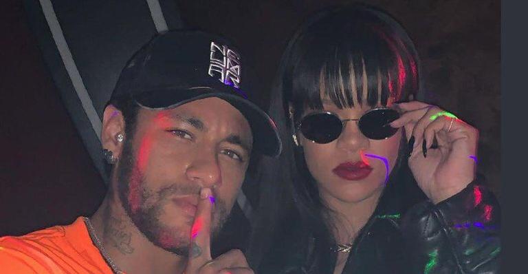 Neymar e Rihanna curtem noitada juntos: ‘‘Rainha’’