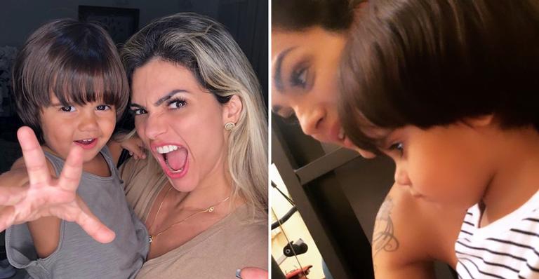 Kelly Key choca o filho caçula ao revelar que já foi cantora: ”Descobriu hoje que a mãe canta”