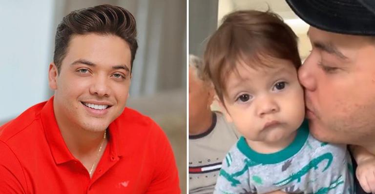 Fofura! Wesley Safadão mostra a evolução do caçula de 8 meses: ”Já andando a casa todinha”