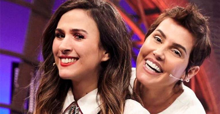 Deborah Secco grava com Tatá Werneck e agradece: ”Amei todas as risadas”