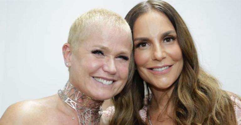Ivete Sangalo comemora reencontro com Xuxa: ”Beijei, mordi e cheirei”