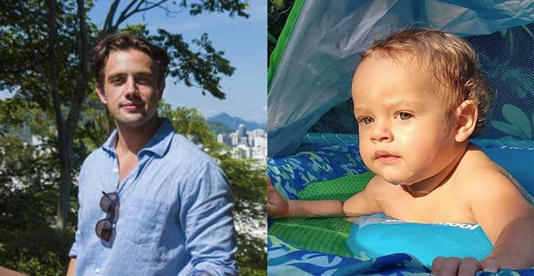 Rafael Cardoso celebra o aniversário do filho com festa simples