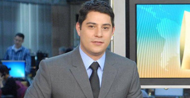 Evaristo Costa se depara com ex-jornalista da Globo em novo canal e fica surpreso
