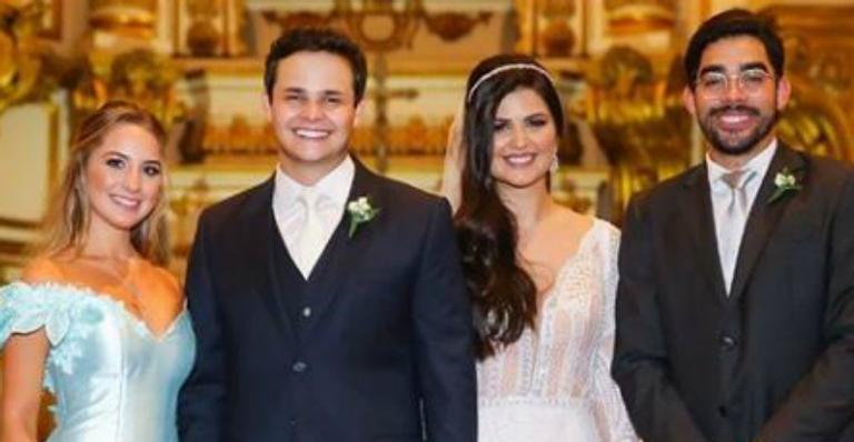 Matheus Aleixo faz homenagem ao padrinho de casamento Gabriel Diniz