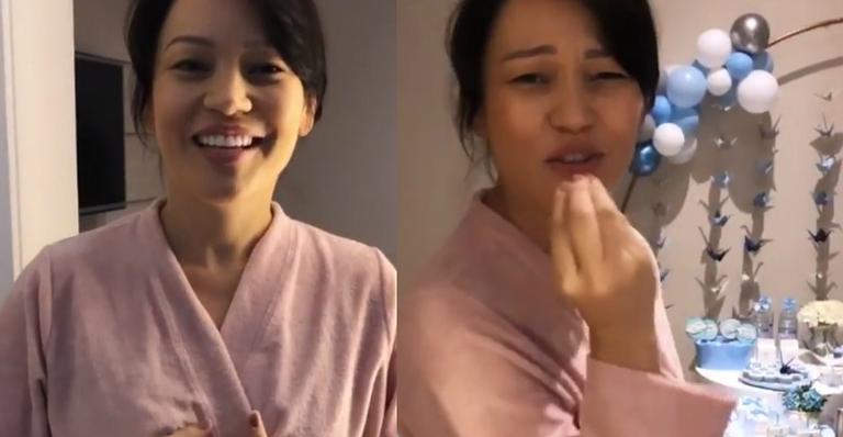 Geovanna Tominaga fala sobre parto e mostra decoração da maternidade