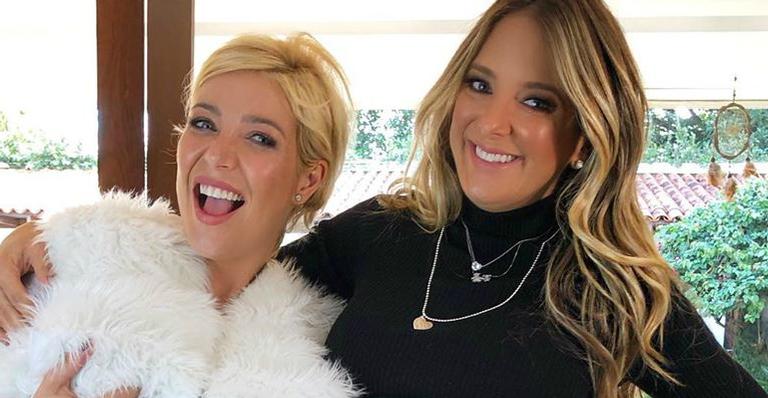 Gravidíssimas, Ticiane Pinheiro e Luiza Possi exibem os barrigões