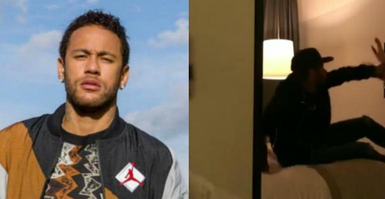 Vídeo mostrando modelo agredindo Neymar Jr. em quarto de hotel circula nas redes sociais