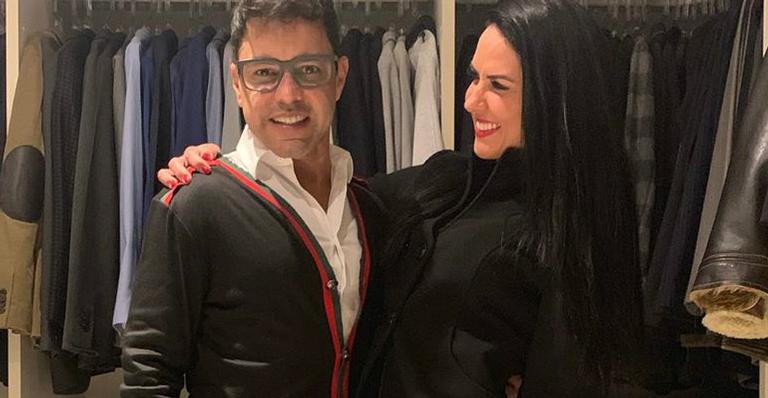 Graciele Lacerda faz surpresa e canta para Zezé di Camargo