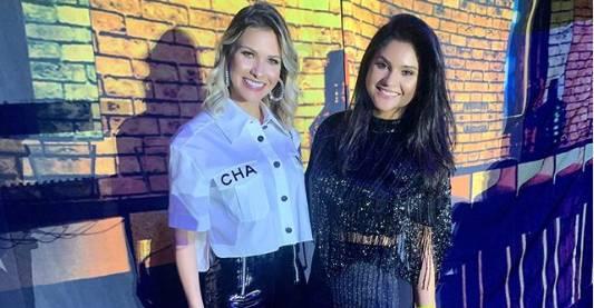 Amigas, Andressa Suita elogia foto de Mileide Mihaile com o namorado