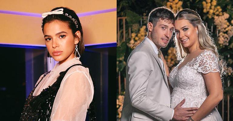 Bruna Marquezine festeja o casamento da ex de Neymar Jr