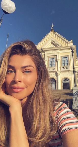 Grazi Massafera se empolga com seu novo trabalho nas telinhas: “Desde cedo gravando”