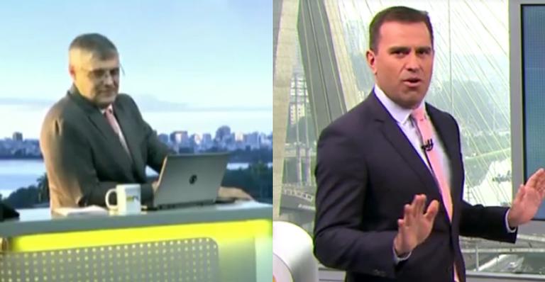 Rodrigo Bocardi responde ao vivo alfinetada de colega de emissora: ”Hoje ele deu sorte”
