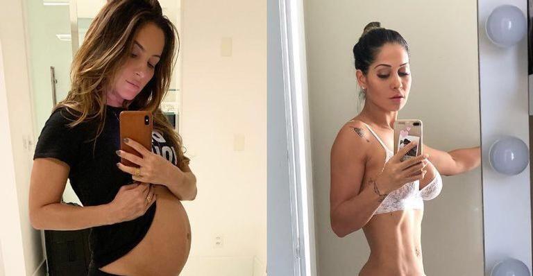 Claudia Leitte baba em corpo sarado de Mayra Cardi: ‘‘Maravilhosa’’