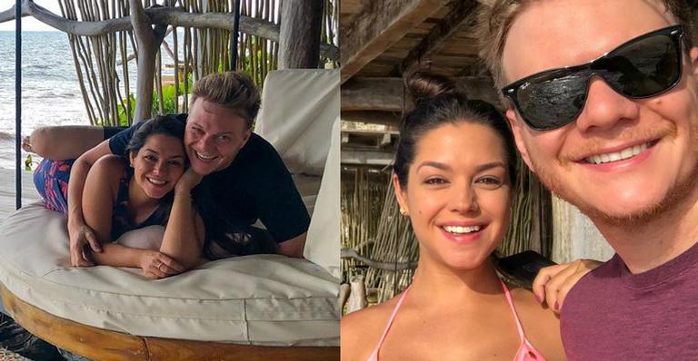 Michel Teló e Thais Fersoza curtem viagem em hotel luxuoso no México