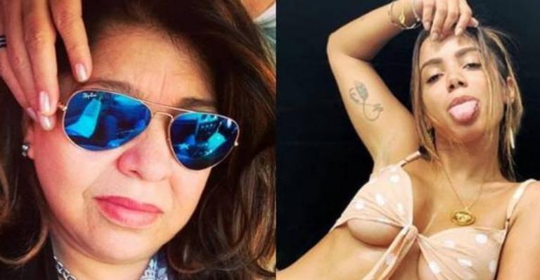 Roberta Miranda se confunde e anuncia gravidez de Anitta: ”Quero ser a primeira”
