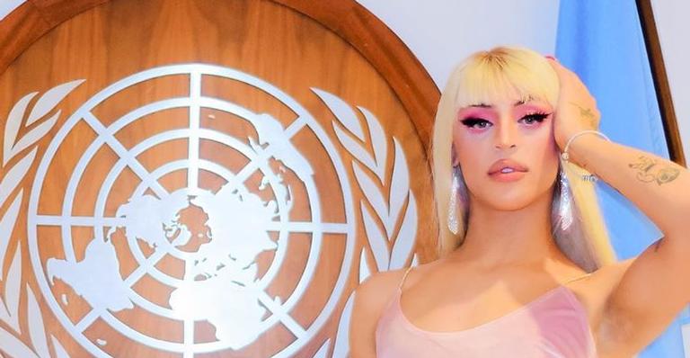 Pabllo Vittar aparece deslumbrante em evento da ONU: ”Vai dominar o mundo”