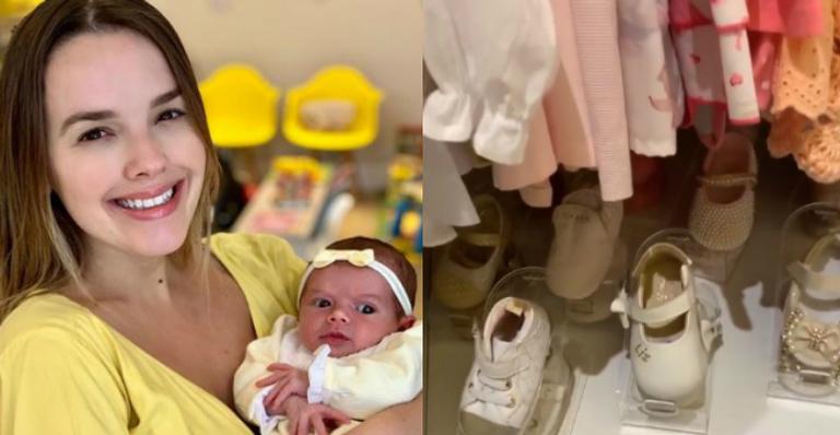 Thaeme deixa fãs boquiabertos ao mostrar o luxuoso closet da filha de um mês