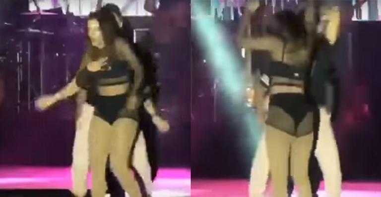 Anitta abandona o palco após susto em show: ”Jesus”