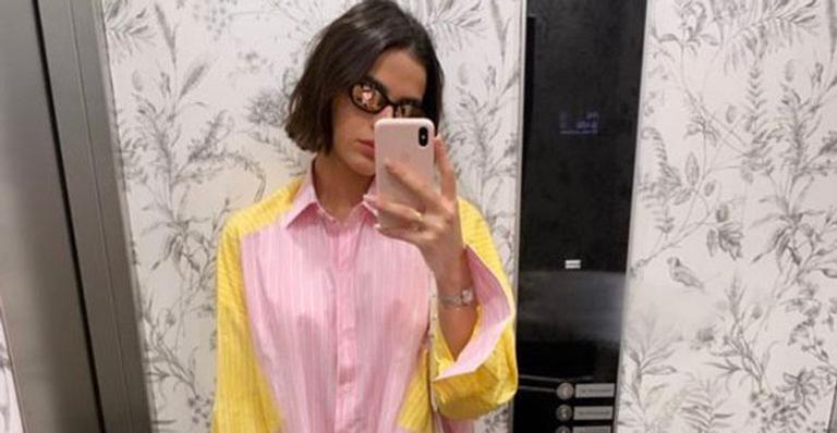 Na França, Bruna Marquezine brinca: ”Comendo queijo, mas pensando na canjica”