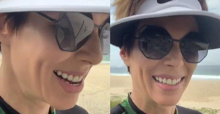 Recuperada, Ana Furtado volta a praticar exercícios: ‘‘Um passo de cada vez’’