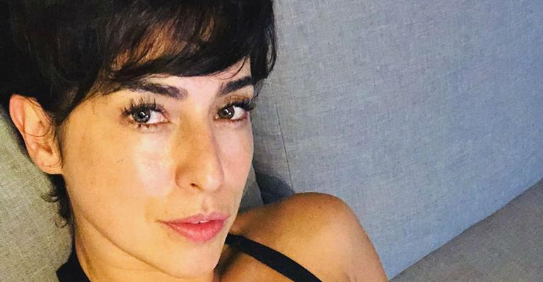 Fernanda Paes Leme comemora participação no Programa da Maisa