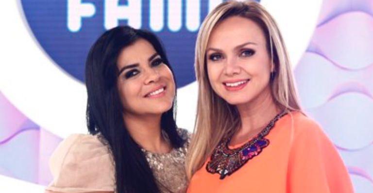 Mara Maravilha volta ao passado em clique com Eliana: ‘‘União e respeito’’