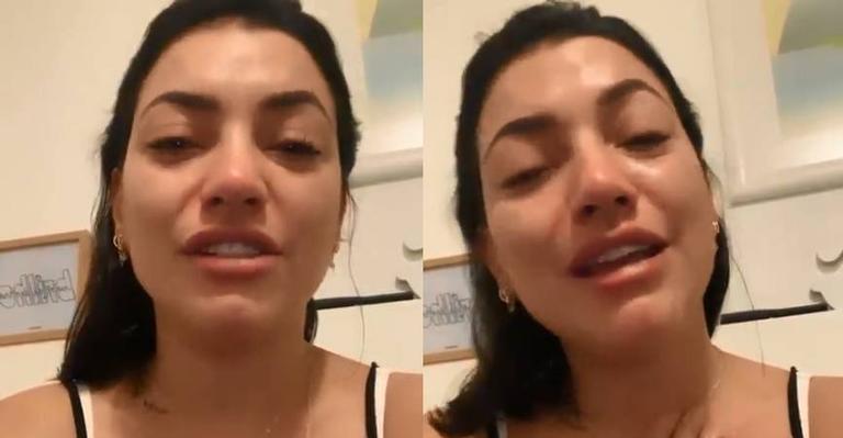 Em lágrimas, Gabi Prado fala sobre ataques após fim de noivado