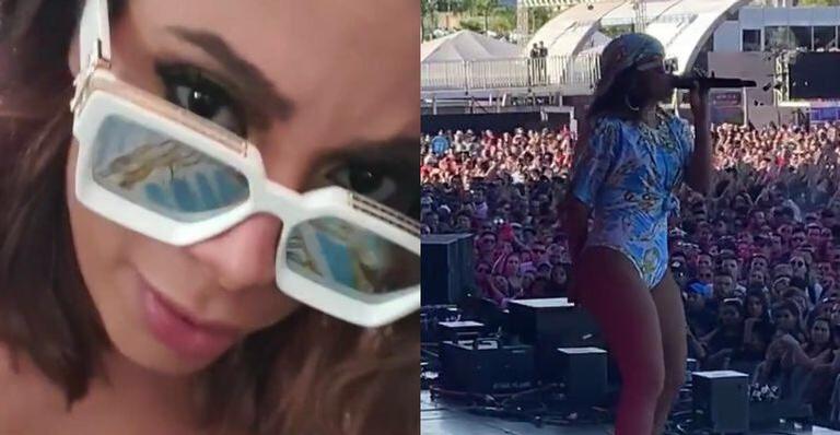 Anitta esclarece confusão em festival de música: ‘‘Questão contratual’’