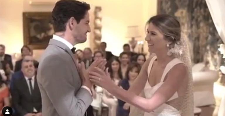 Alexandre Pato mostra imagens inéditas do casamento secreto com Rebeca Abravanel